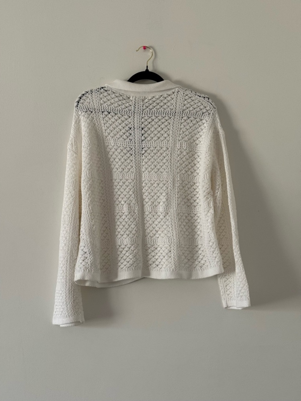Universal Thread White Openwork Knit Button-Front Cardigan - Picture 2 of 11